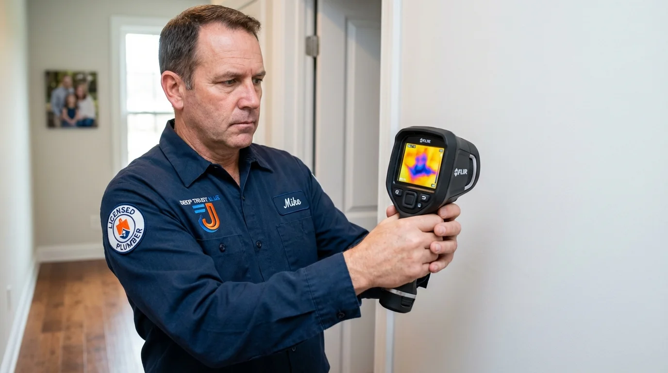 Thermal imaging leak detection by Johns Plumbing LLC in Miles City